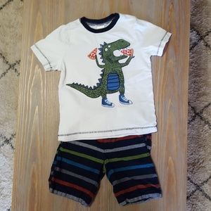 Gymboree t shirt and short set